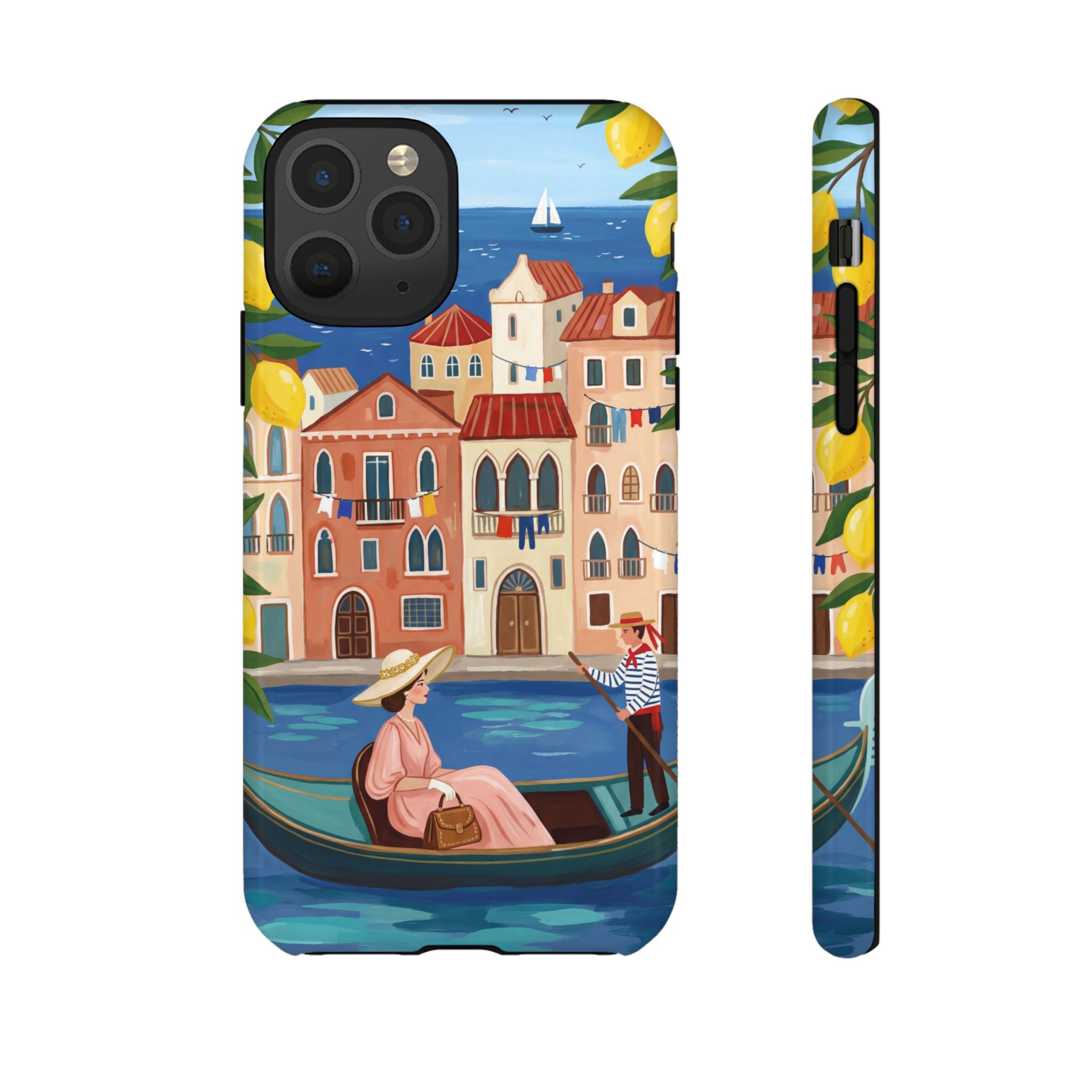 Venetian Gondola iPhone Case | Lemon Coast Waterfront Travel