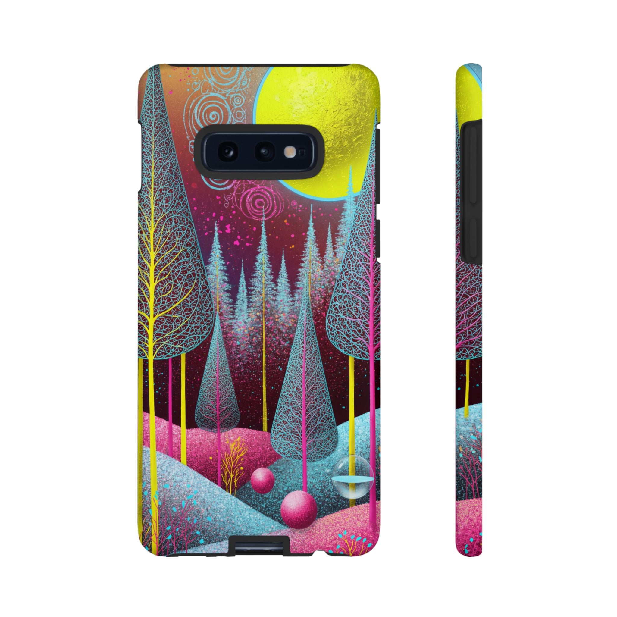 Neon Dreamscape Forest Samsung Galaxy Case