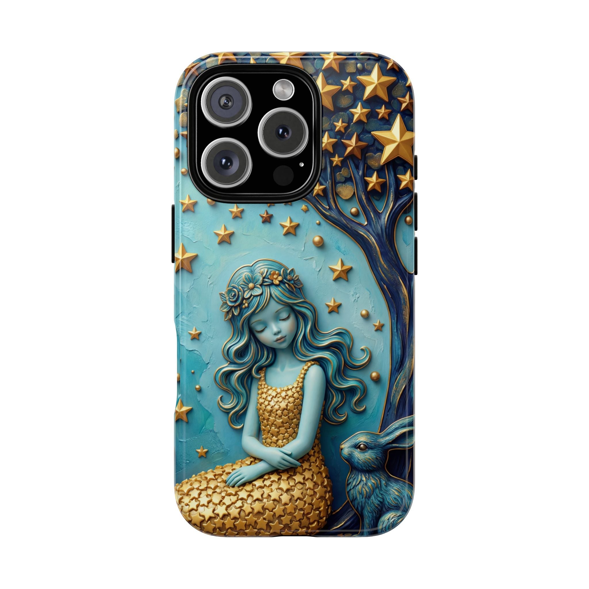 Dreamy Maiden & Star Tree iPhone Case