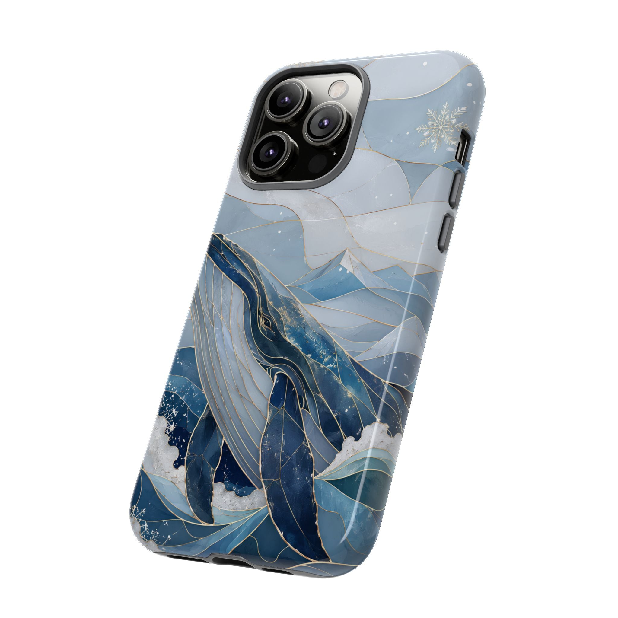Blue Whale iPhone Case | Ocean Wave iPhone Case