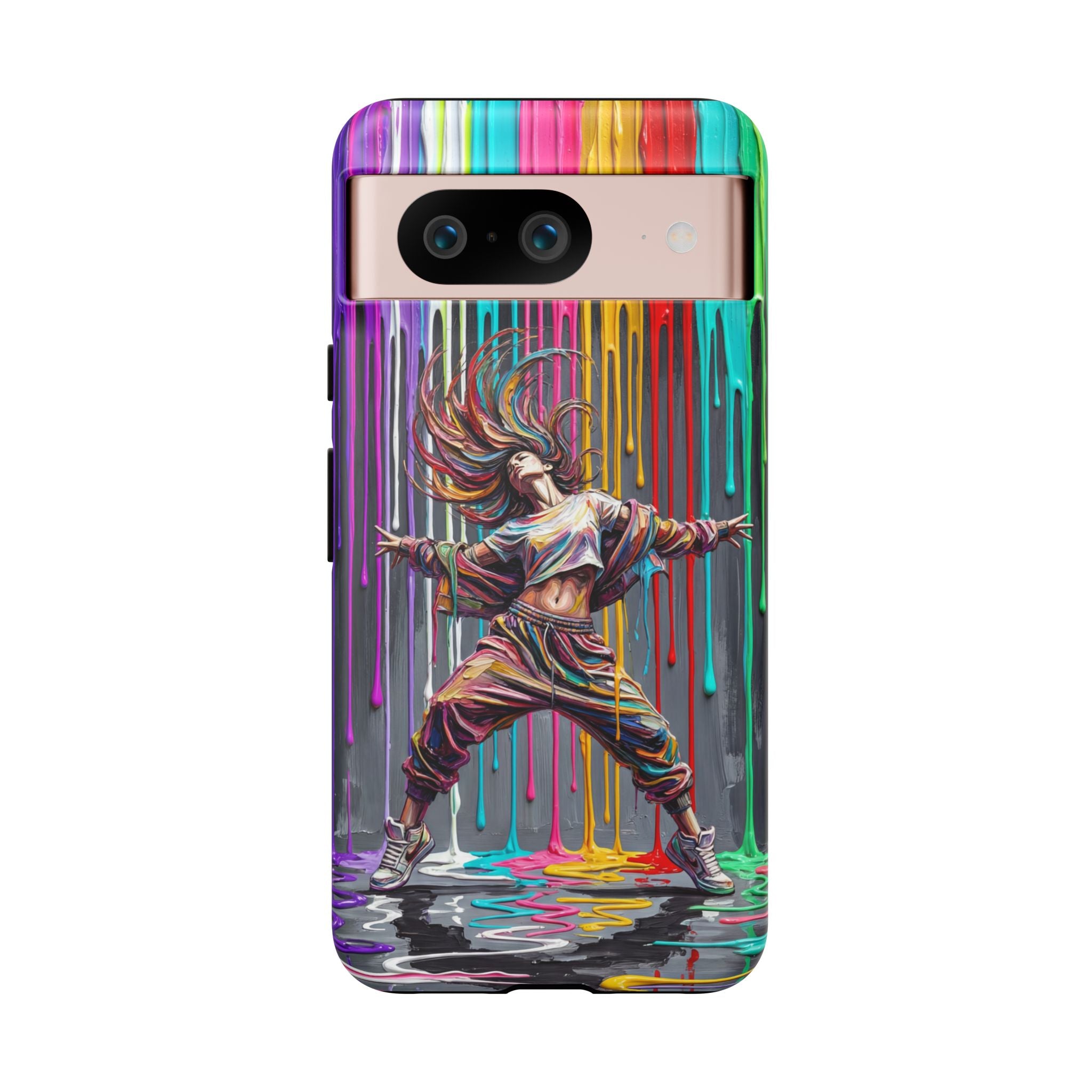 Google Pixel Phone Case | Colorful Street Dance Drip Design