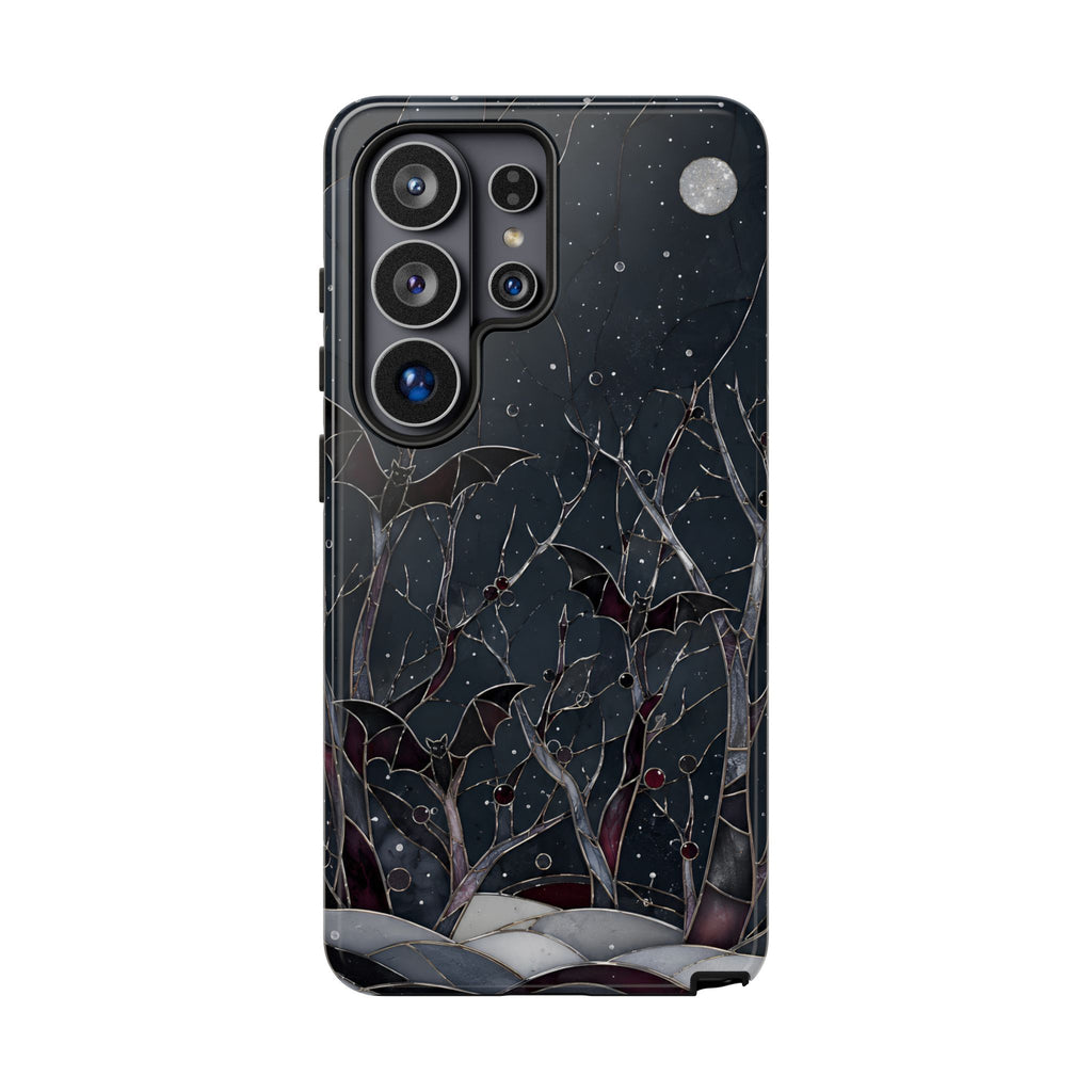 Gothic Bat Samsung Galaxy Phone Case | Moonlit Forest Phone Case