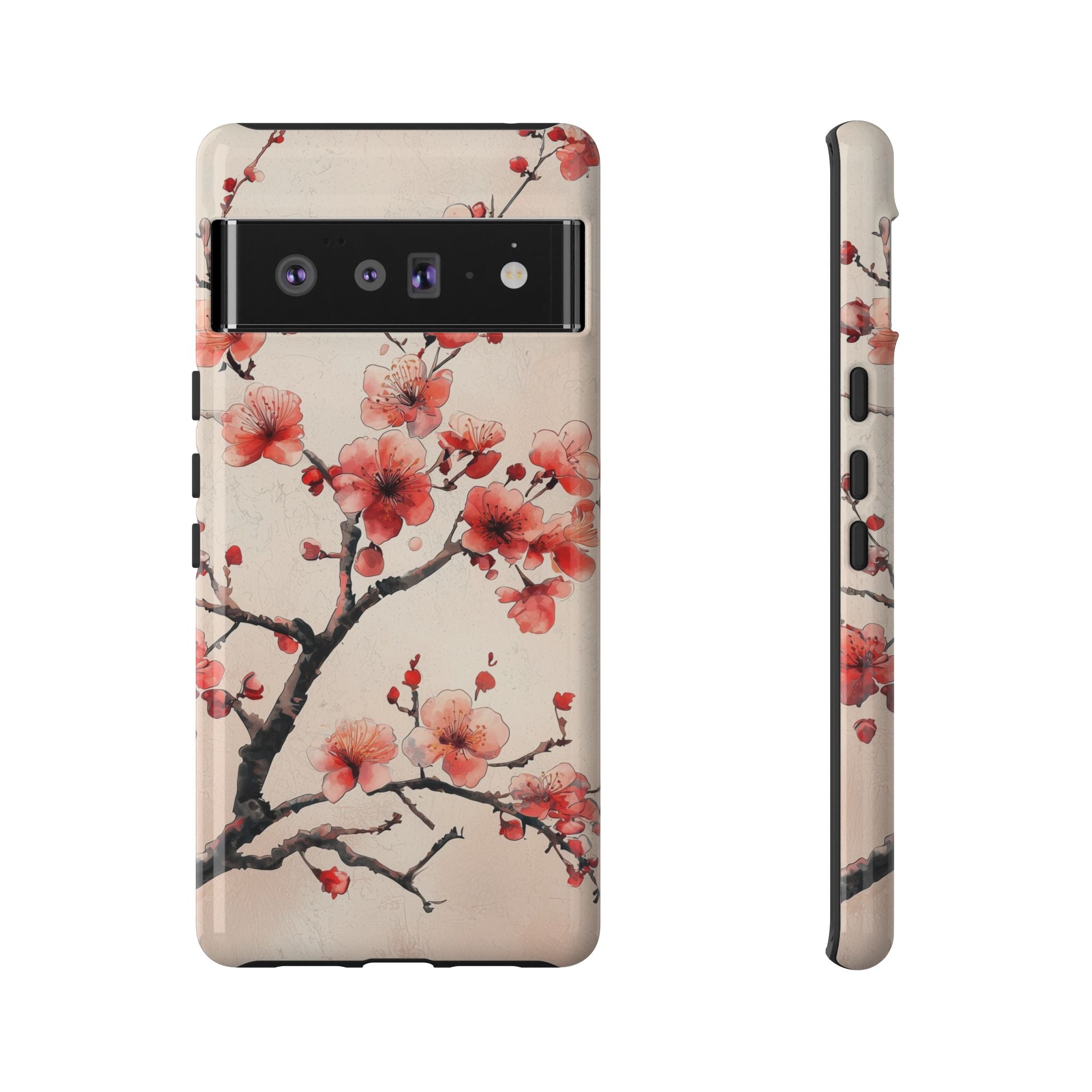 Cherry Blossom Google Pixel Phone Case | Pink Blossom Branch Design