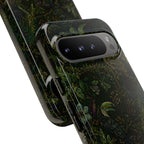 Dark Botanical Tough Google Pixel Phone Case | Moody Forest Owl Cover