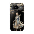 Cover per Google Pixel "Vintage Chic" | Illustrazione Donna Elegante