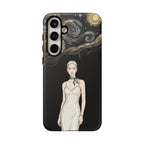 Cover per Samsung Galaxy Fantasia Notte Stellata | Illustrazione Donna Elegante