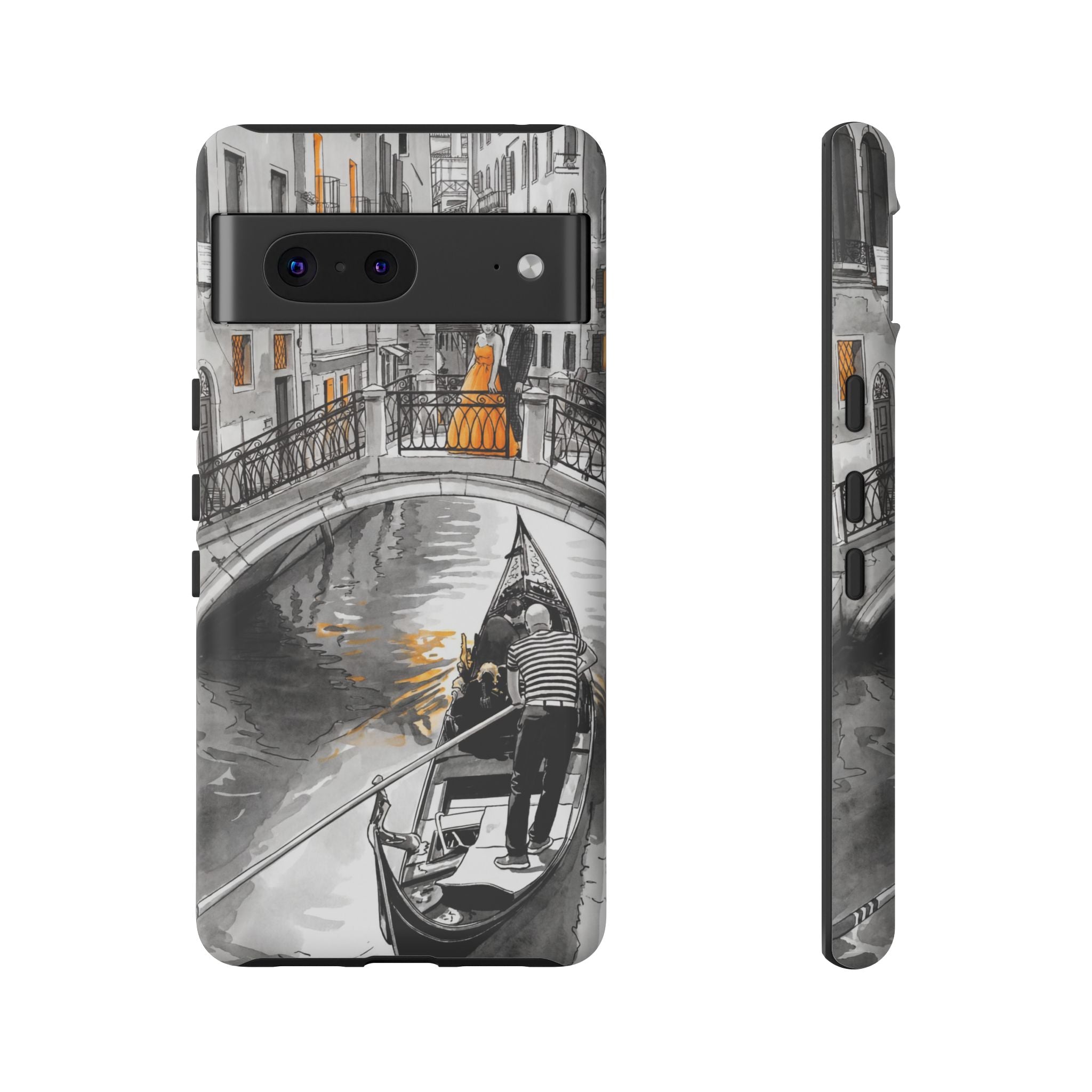 Venice Gondola Google Pixel Case | Romantic Canal Scene Protective Case