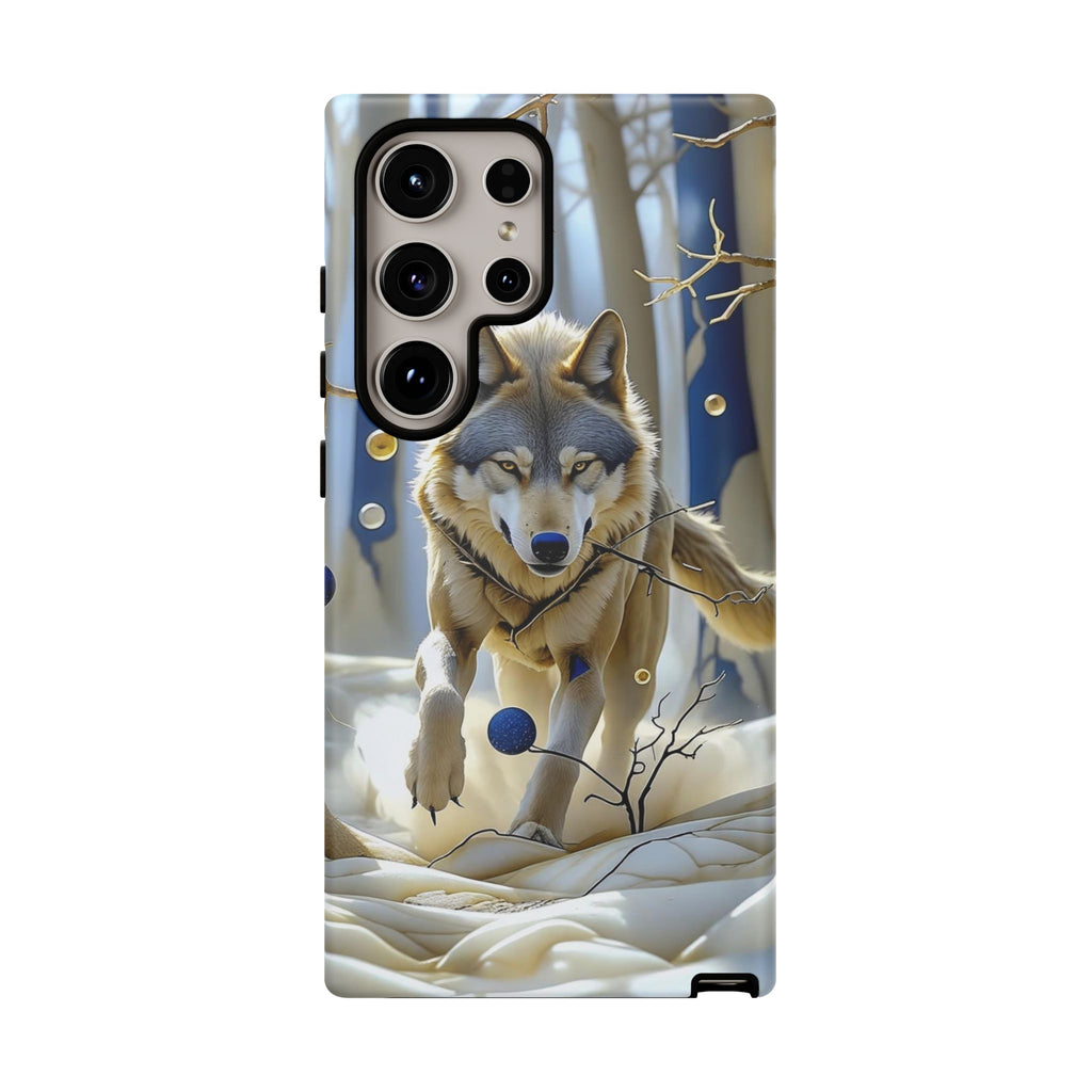 Wolf in Snow Samsung Galaxy Case — Rugged Wildlife
