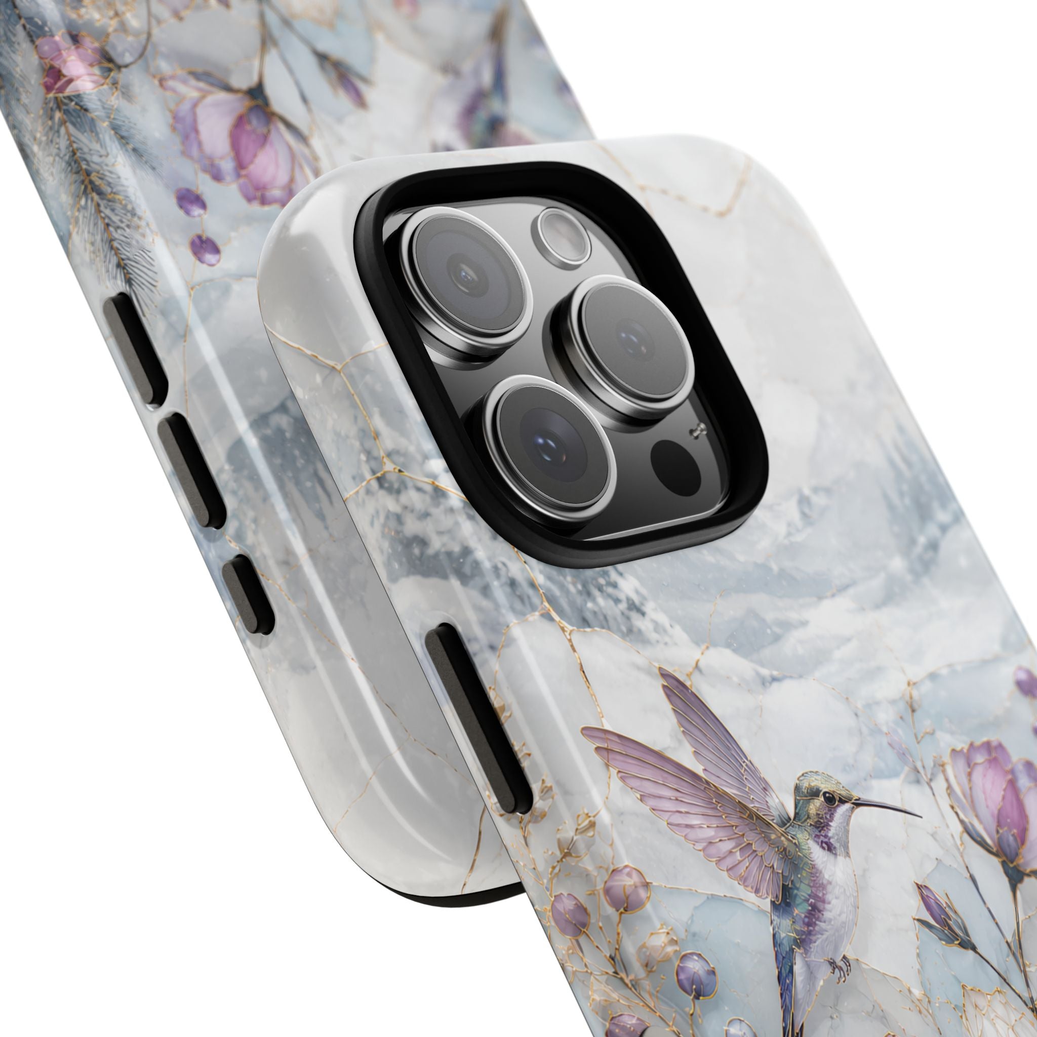 Hummingbird iPhone Case | Vintage Floral iPhone Case