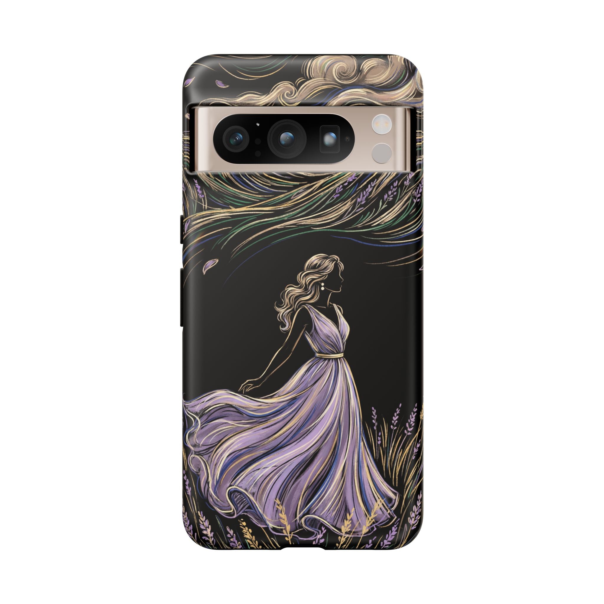 Lavender Breeze Google Pixel Phone Case | Elegant Dancing Woman Floral Protection