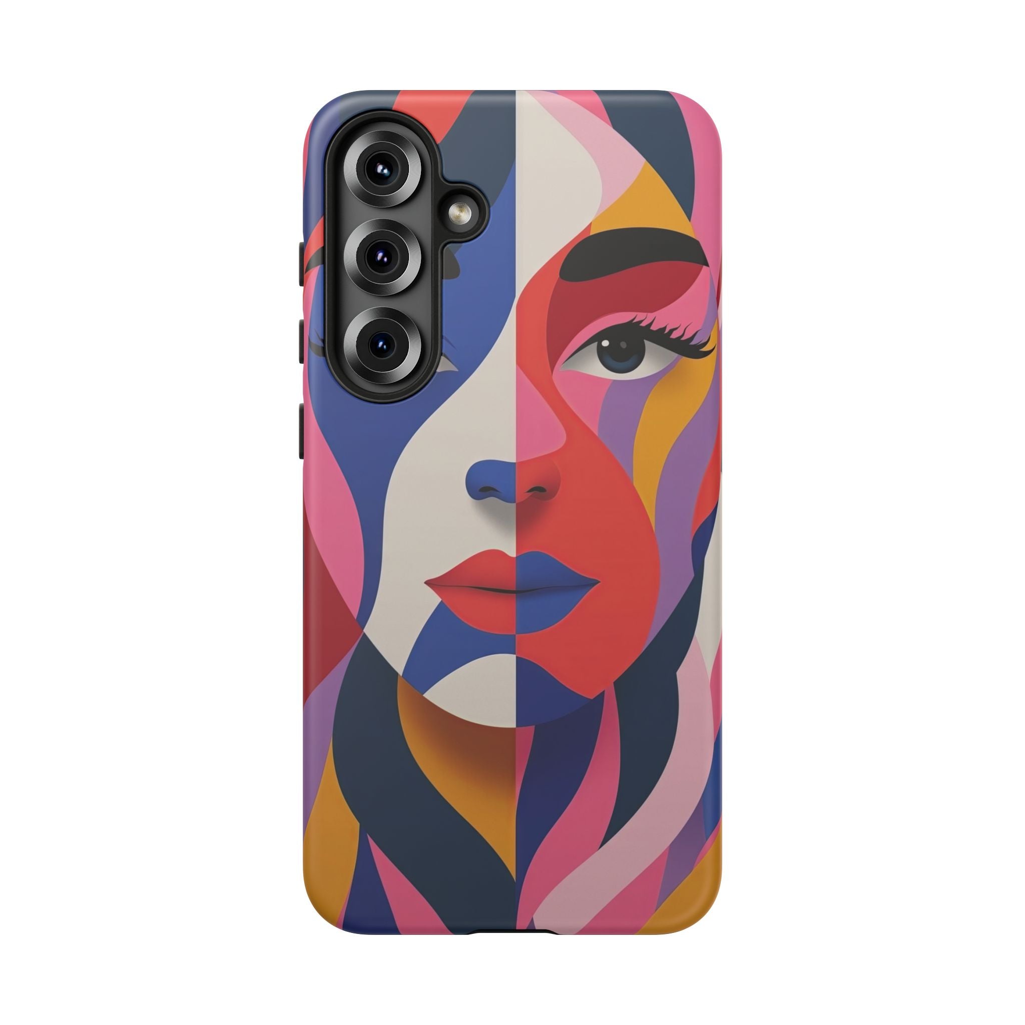 Abstract Colourful Face Samsung Galaxy Case | Vibrant Pop Art