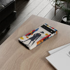 Retro Gentleman in Cityscape Illustration Google Pixel Phone Case