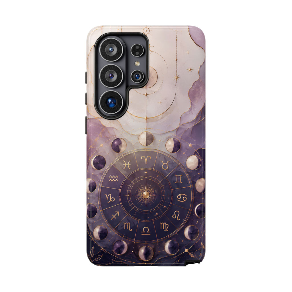 Celestial Zodiac Samsung Galaxy Phone Case | Moon Phase Astrology Phone Case