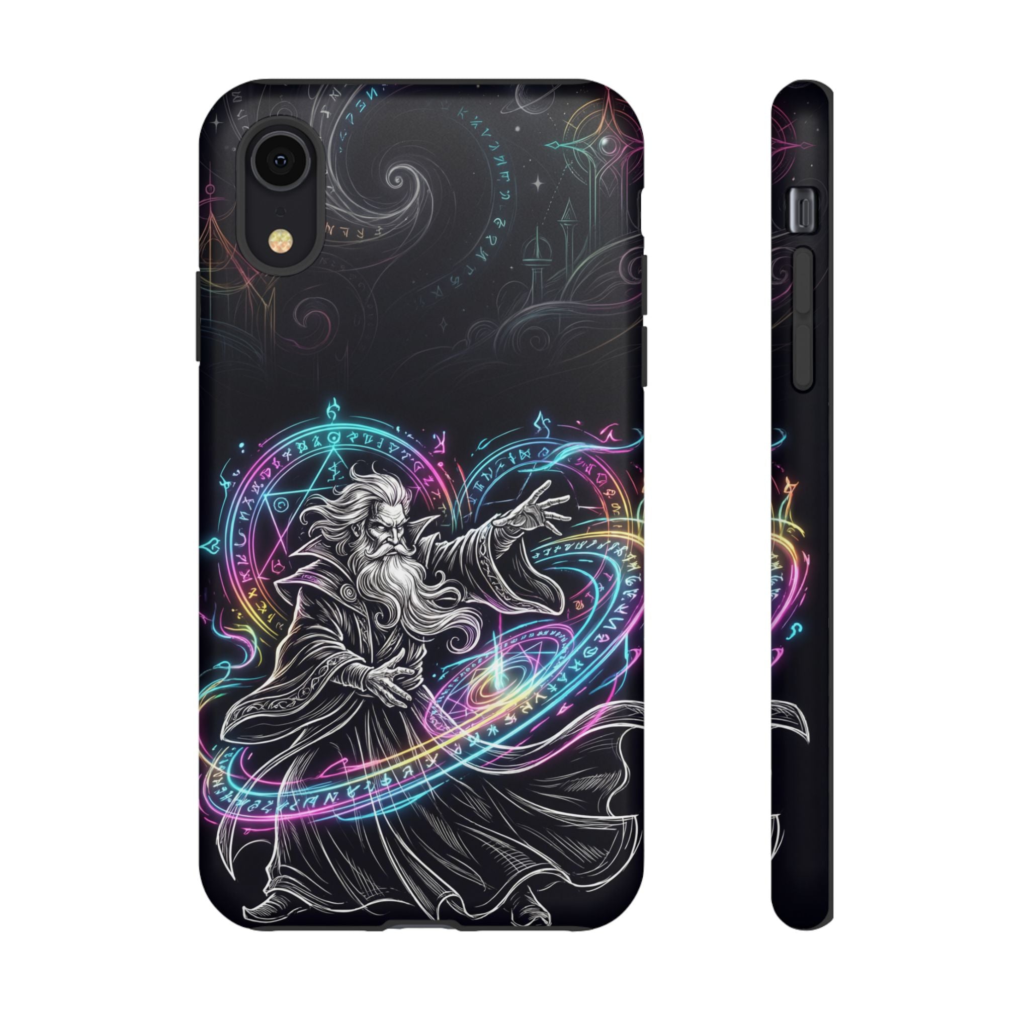 Neon Spell Art Wizard Magic iPhone Case