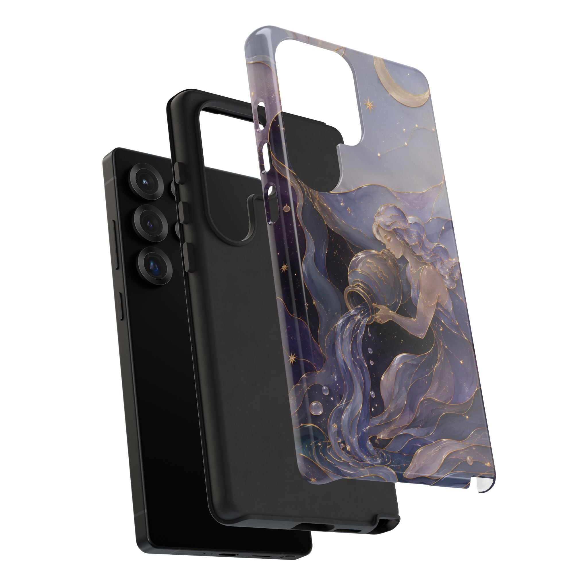 Aquarius Zodiac Samsung Galaxy Phone Case | Celestial Astrology Gift