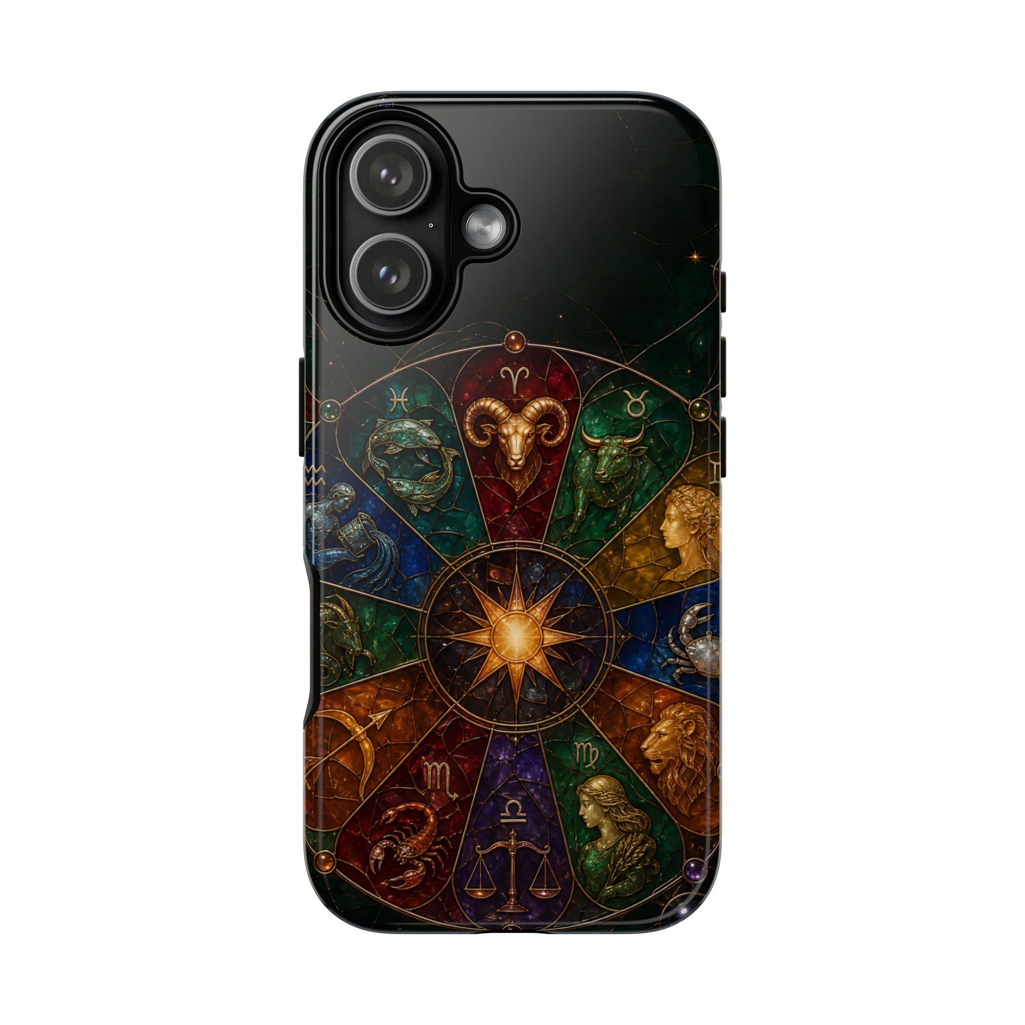 Zodiac Wheel iPhone Case | Celestial Astrology iPhone Case