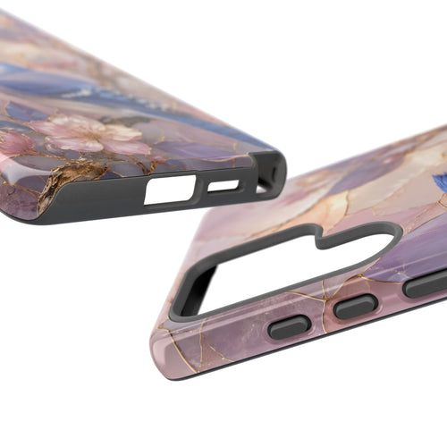 Blue Jay  Samsung Galaxy Phone Case | Bird Floral Phone Case