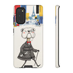 Vintage Dapper Gentleman Bulldog Samsung Galaxy Phone Case
