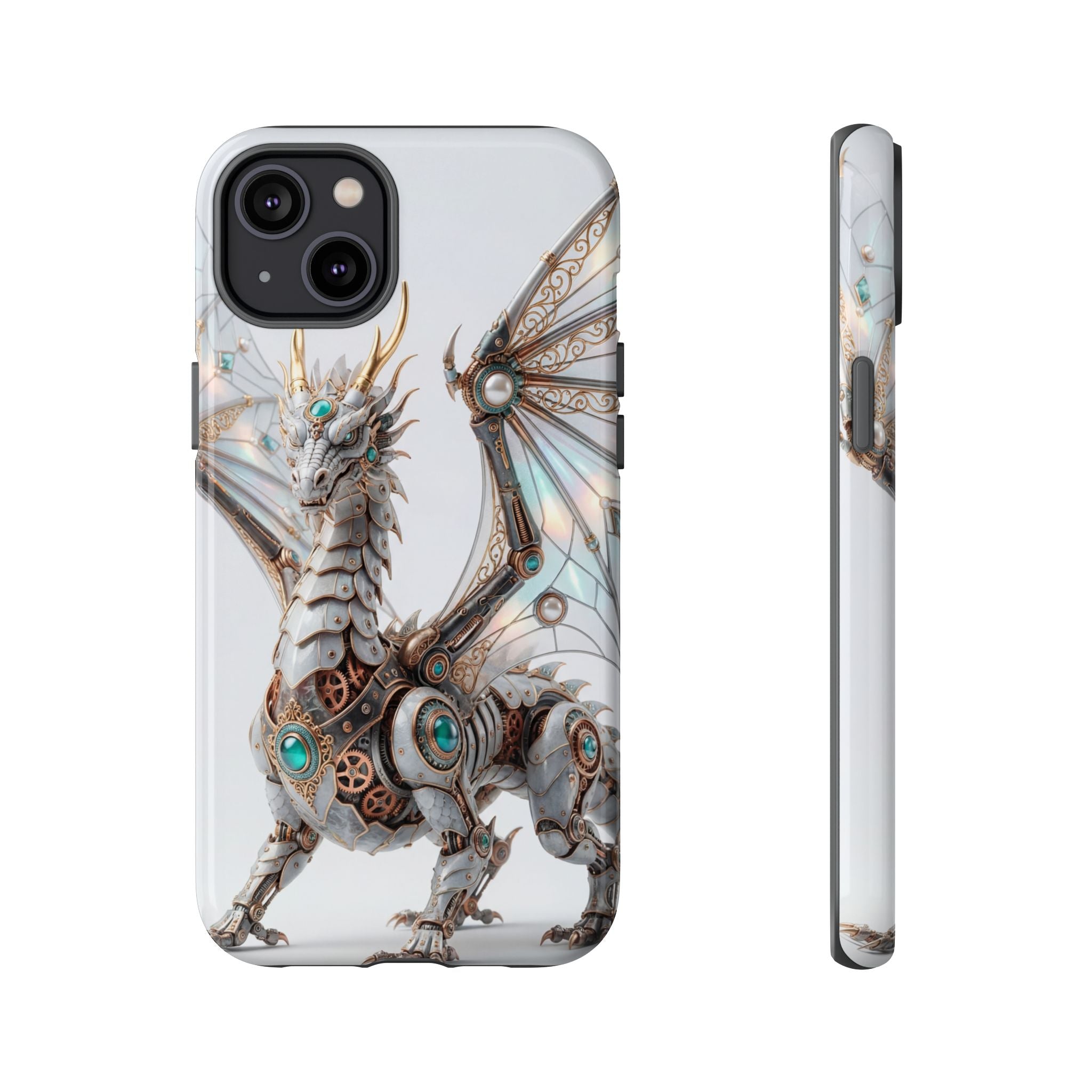 Steampunk Mechanical Dragon iPhone Case — Fantasy Armor Protective Cover