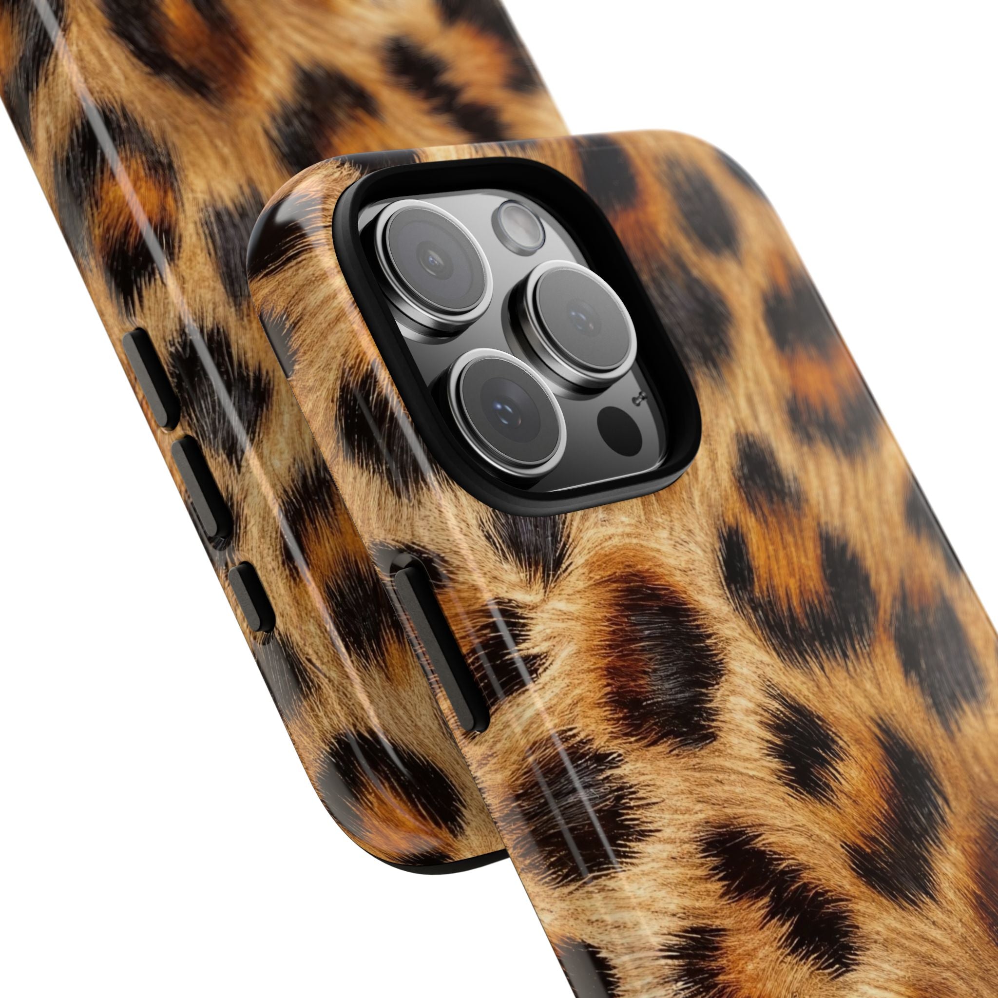 Stylish Leopard Print Tough iPhone Case