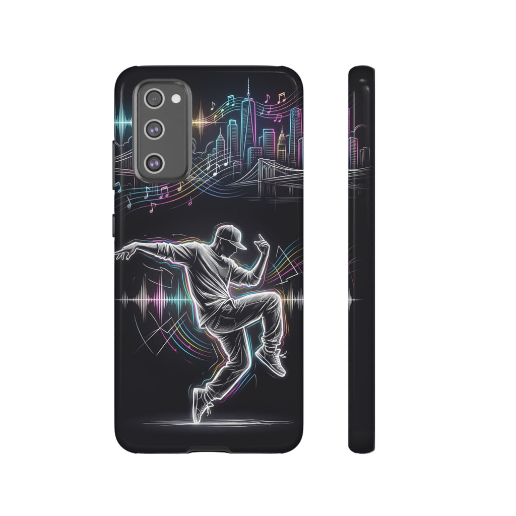 Dancer Neon Skyline Samsung Galaxy Phone Case