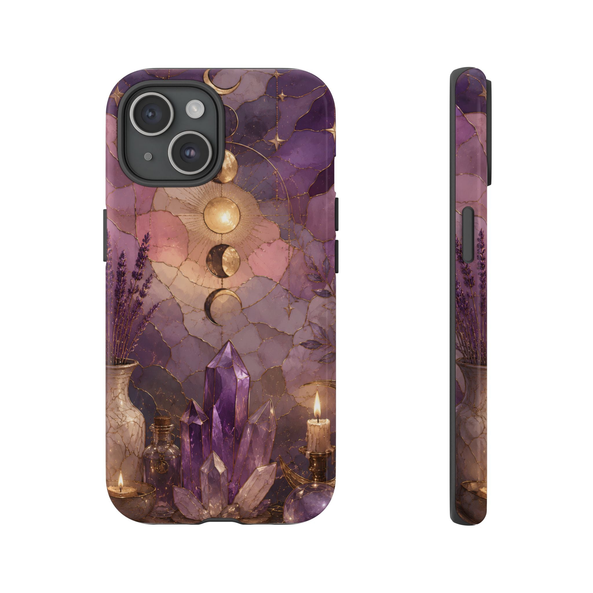 Crystal Moon iPhase Phone Case | Witchy Floral iPhone Case