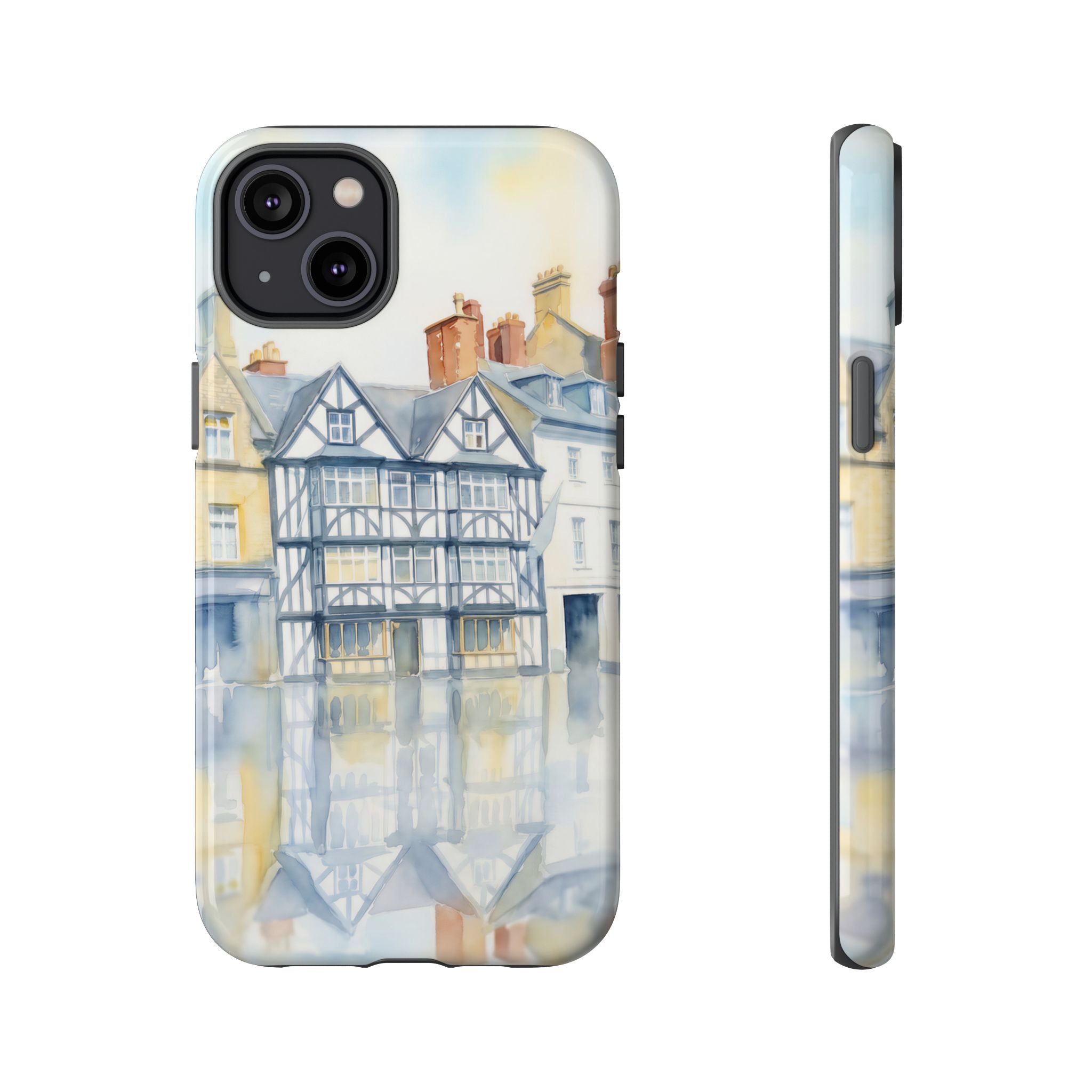English Tudor Building Aesthetic iPhone Case