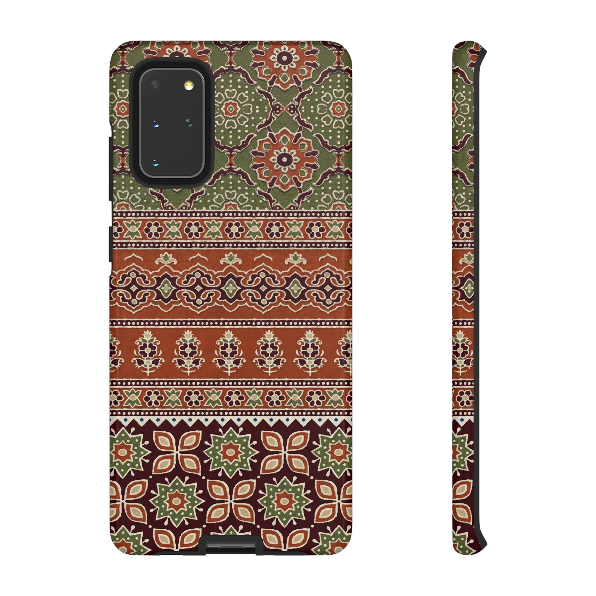 Batik Floral Protective Samsung Galaxy Case
