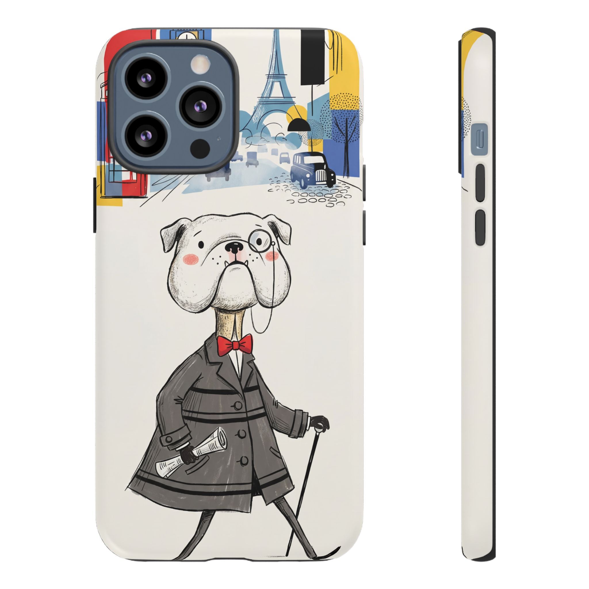 Vintage Dapper Gentleman Bulldog iPhone Case