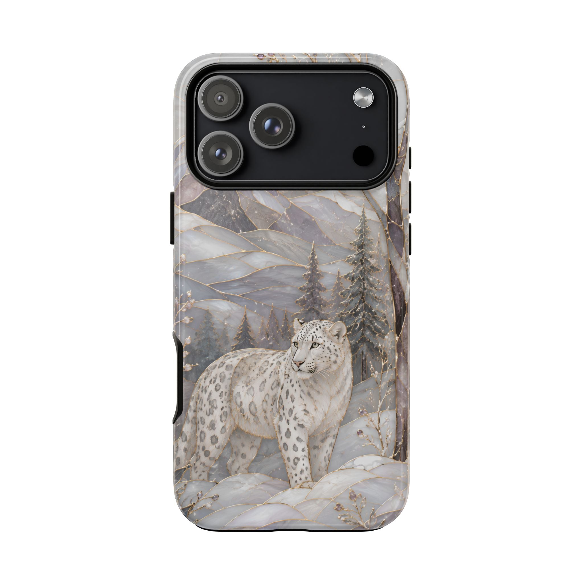 Snow Leopard iPhone Case | Winter Wildlife iPhone Case