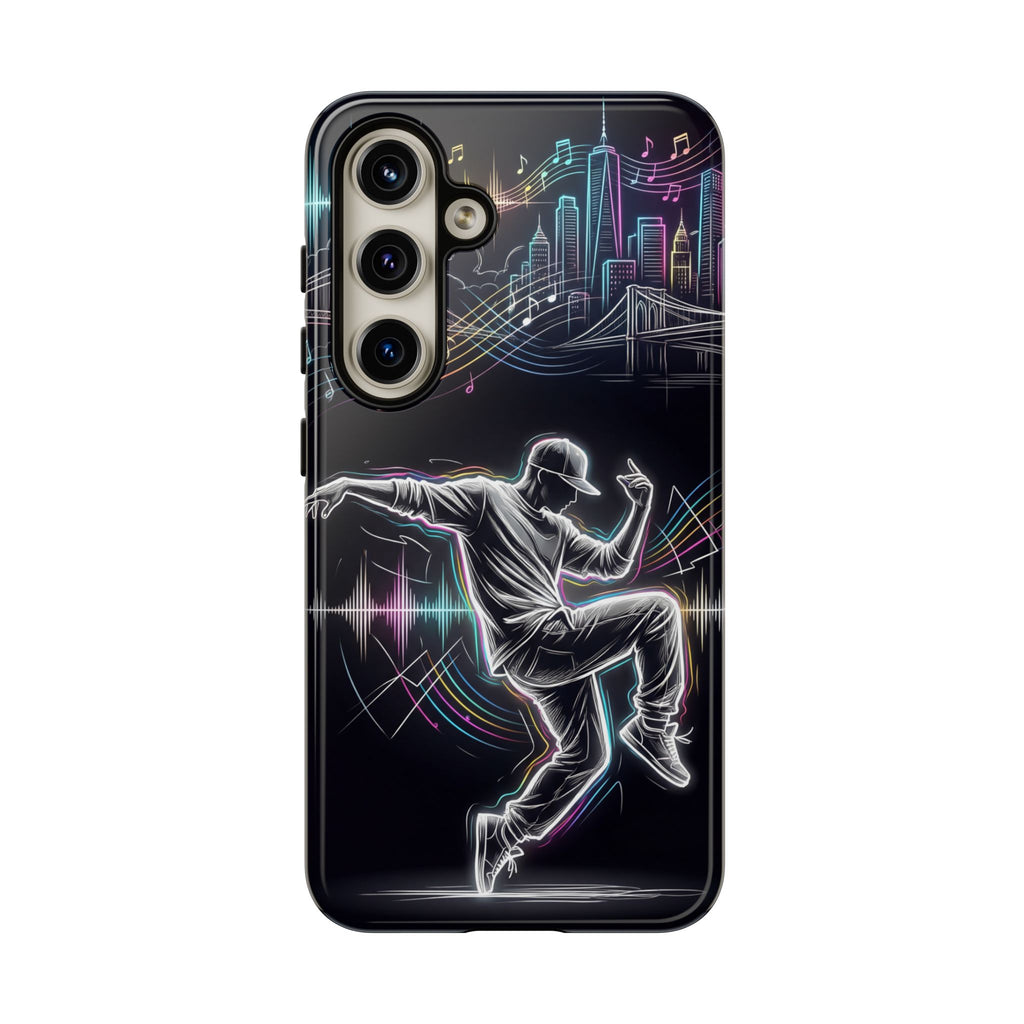 Dancer Neon Skyline Samsung Galaxy Phone Case
