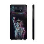 Neon Statue of Liberty Tough Samsung Galaxy Phone Case