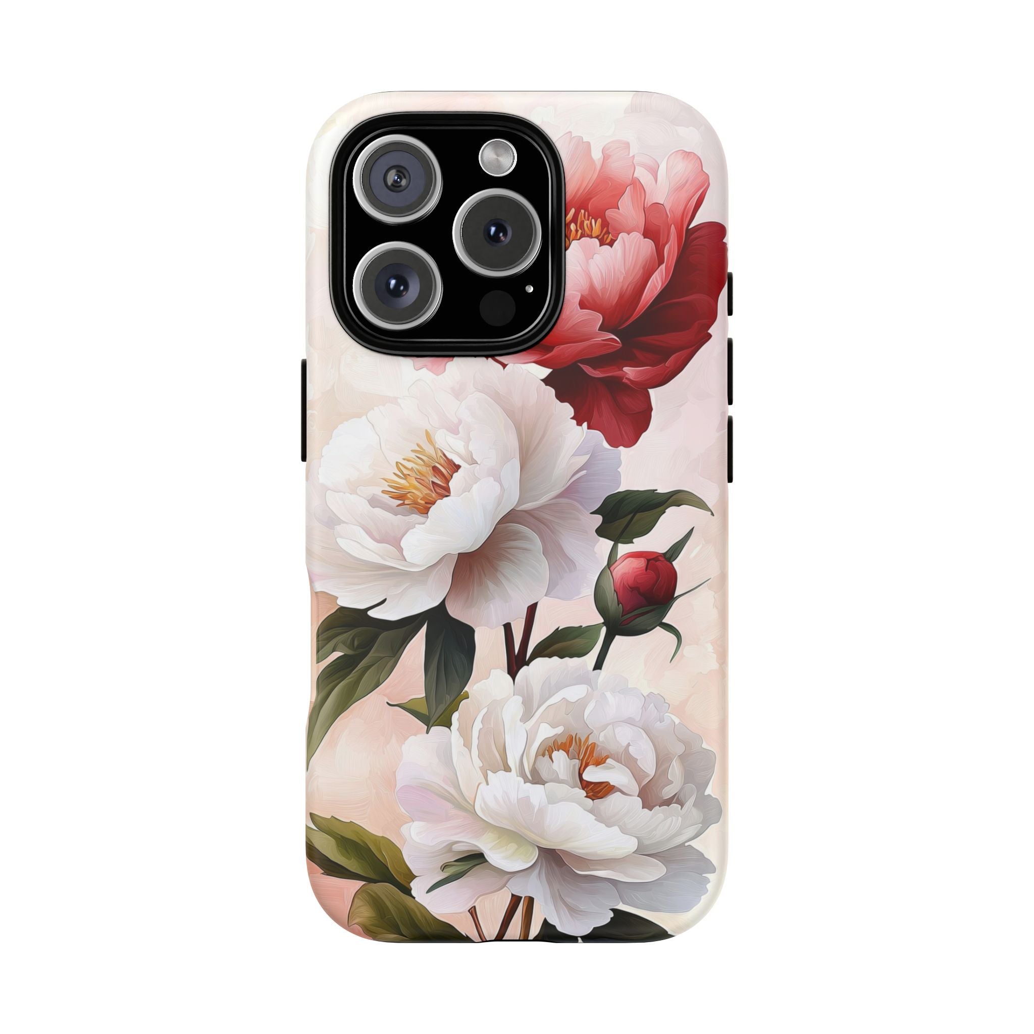 Floral Peony Tough iPhone Case