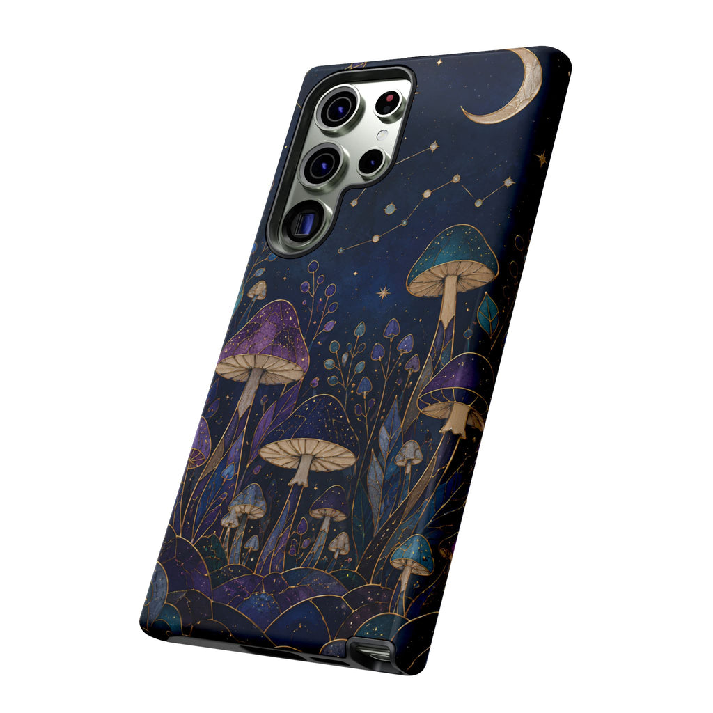 Mushroom Samsung Galaxy Phone Case | Midnight Forest Phone Case