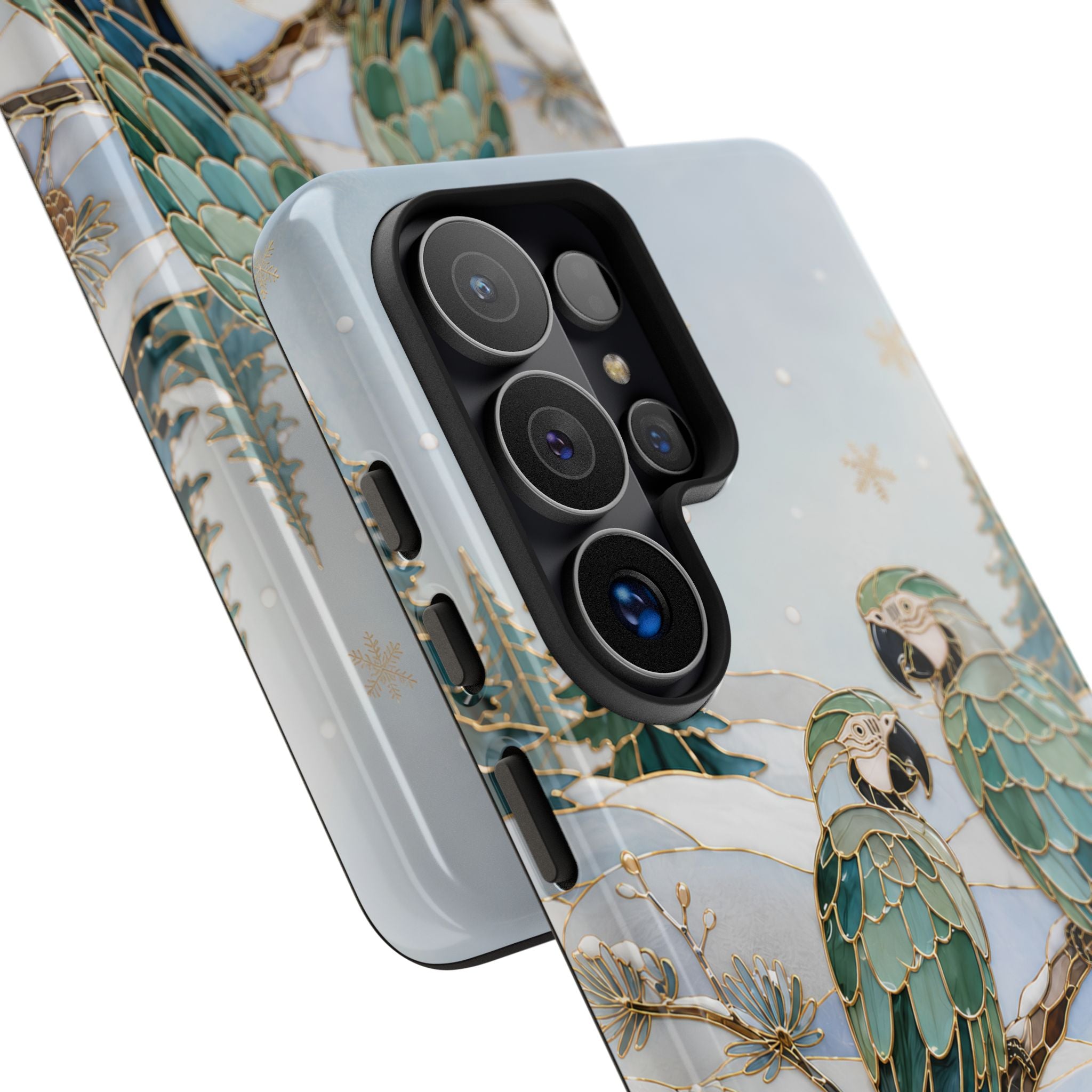 Parrot Phone Samsung Galaxy Case | Winter Bird Phone Case