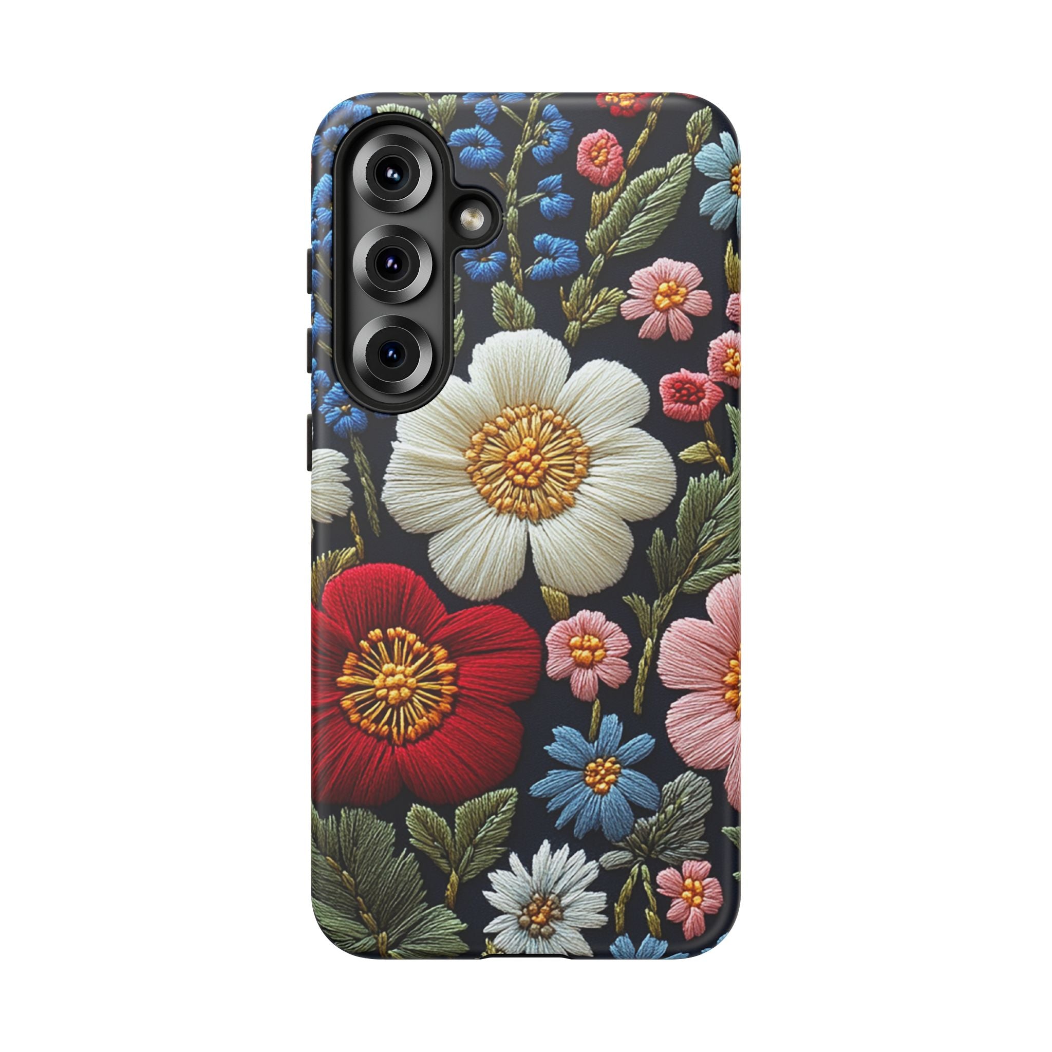 Floral Embroidered Garden Samsung Galaxy Case