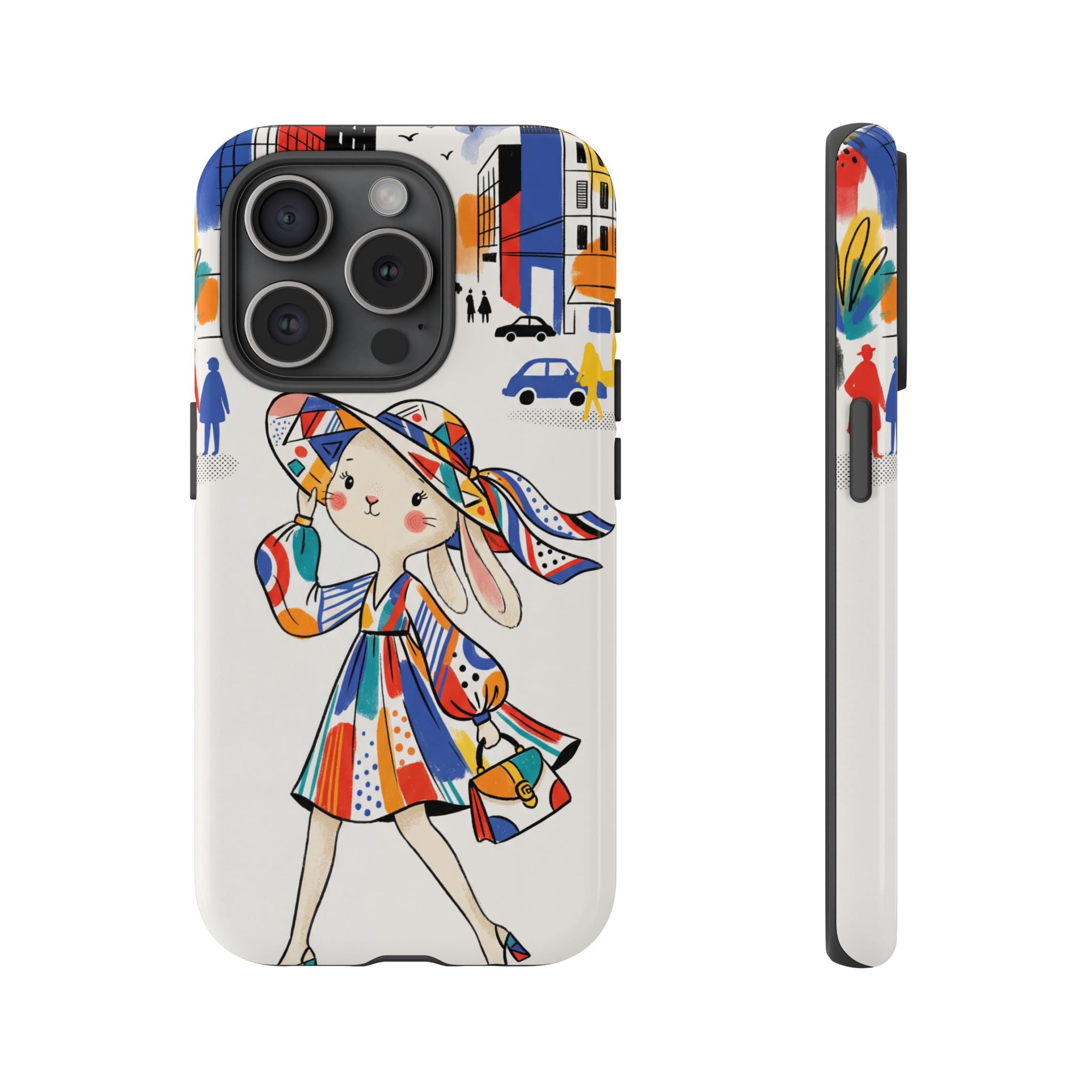 Chic Bunny City iPhone Case