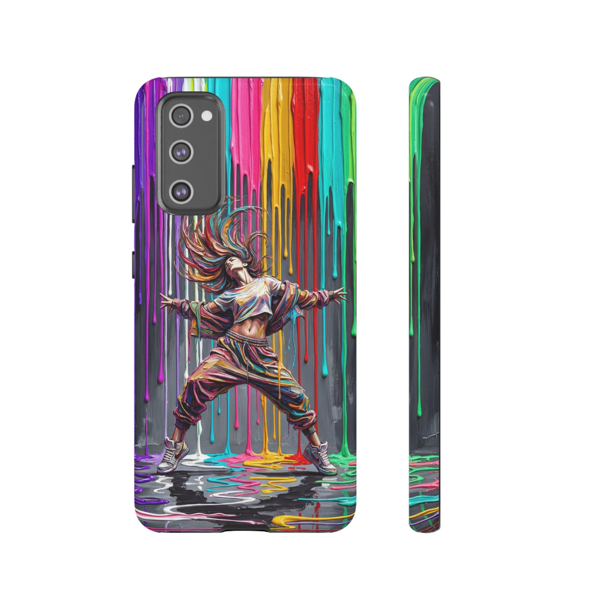 Samsung Galaxy Phone Case | Colorful Street Dance Drip Design