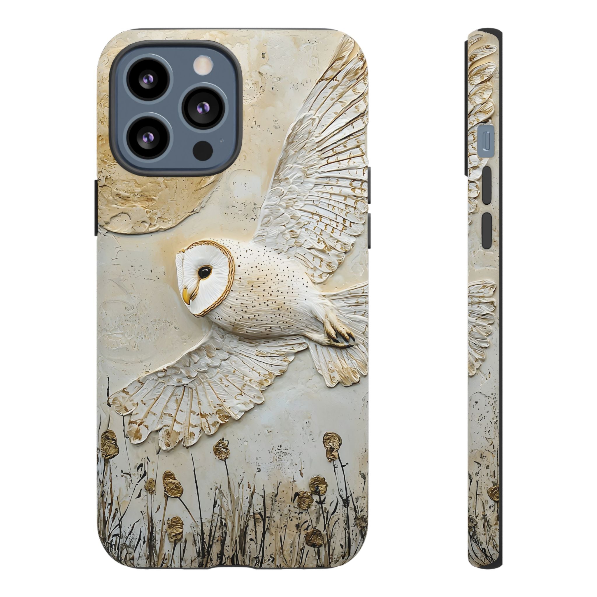 Barn Owl iPhone Case — Elegant Flying Owl Wildlife