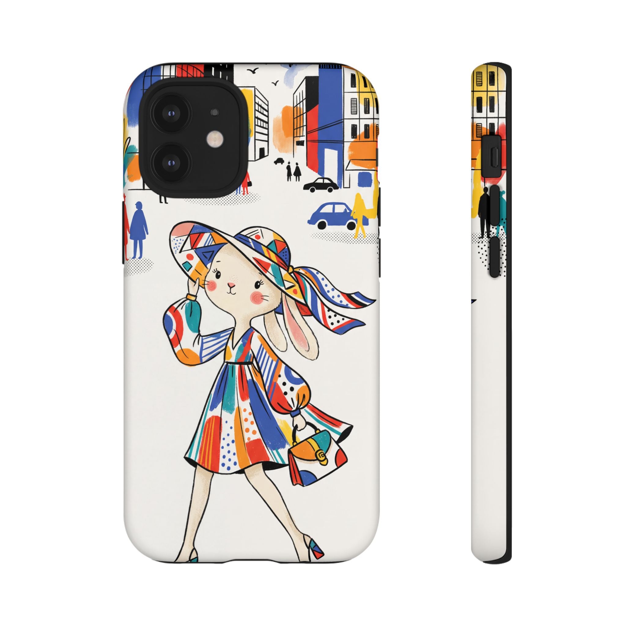 Chic Bunny City iPhone Case