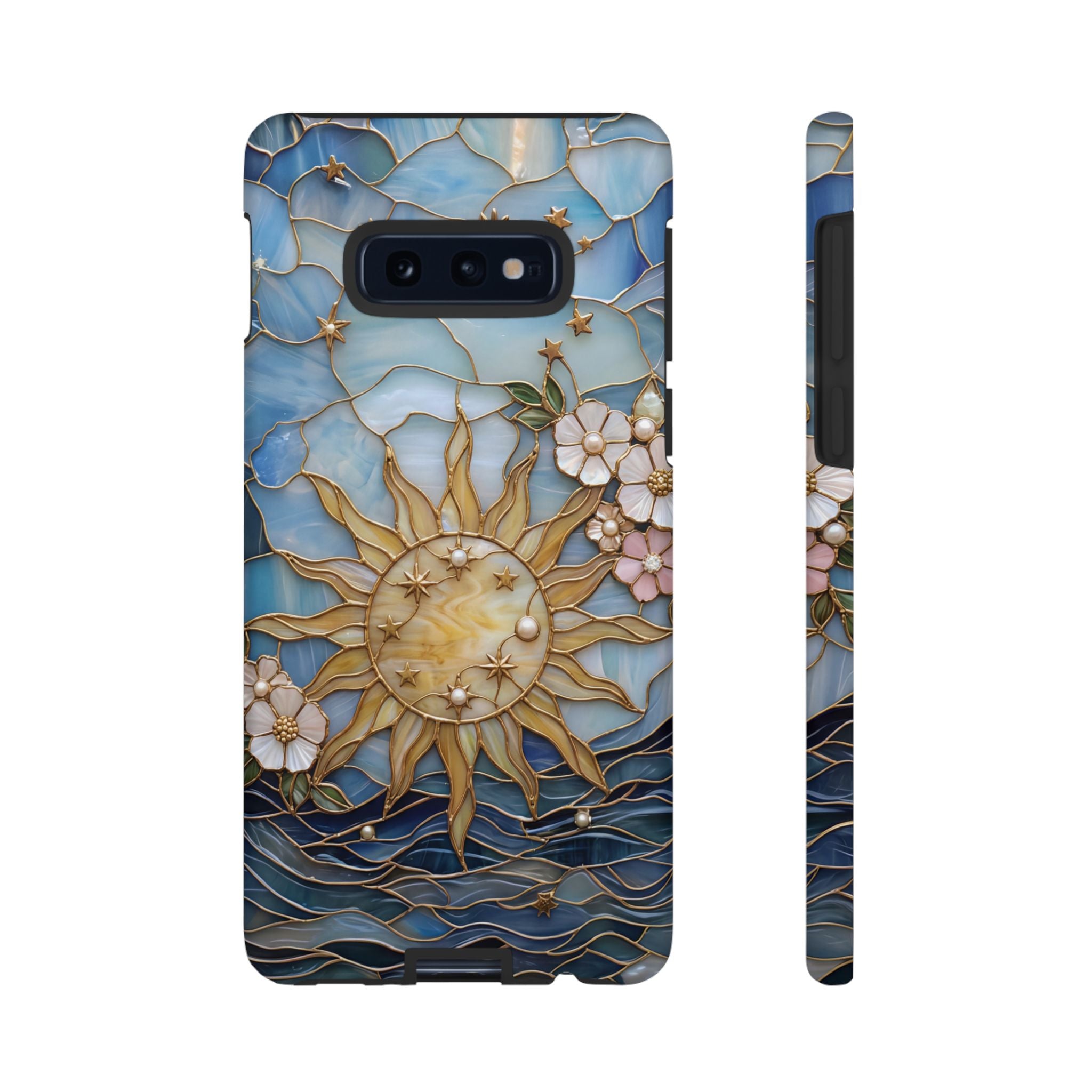 Stained Glass Floral Sun & Sea Tough Samsung Galaxy Case
