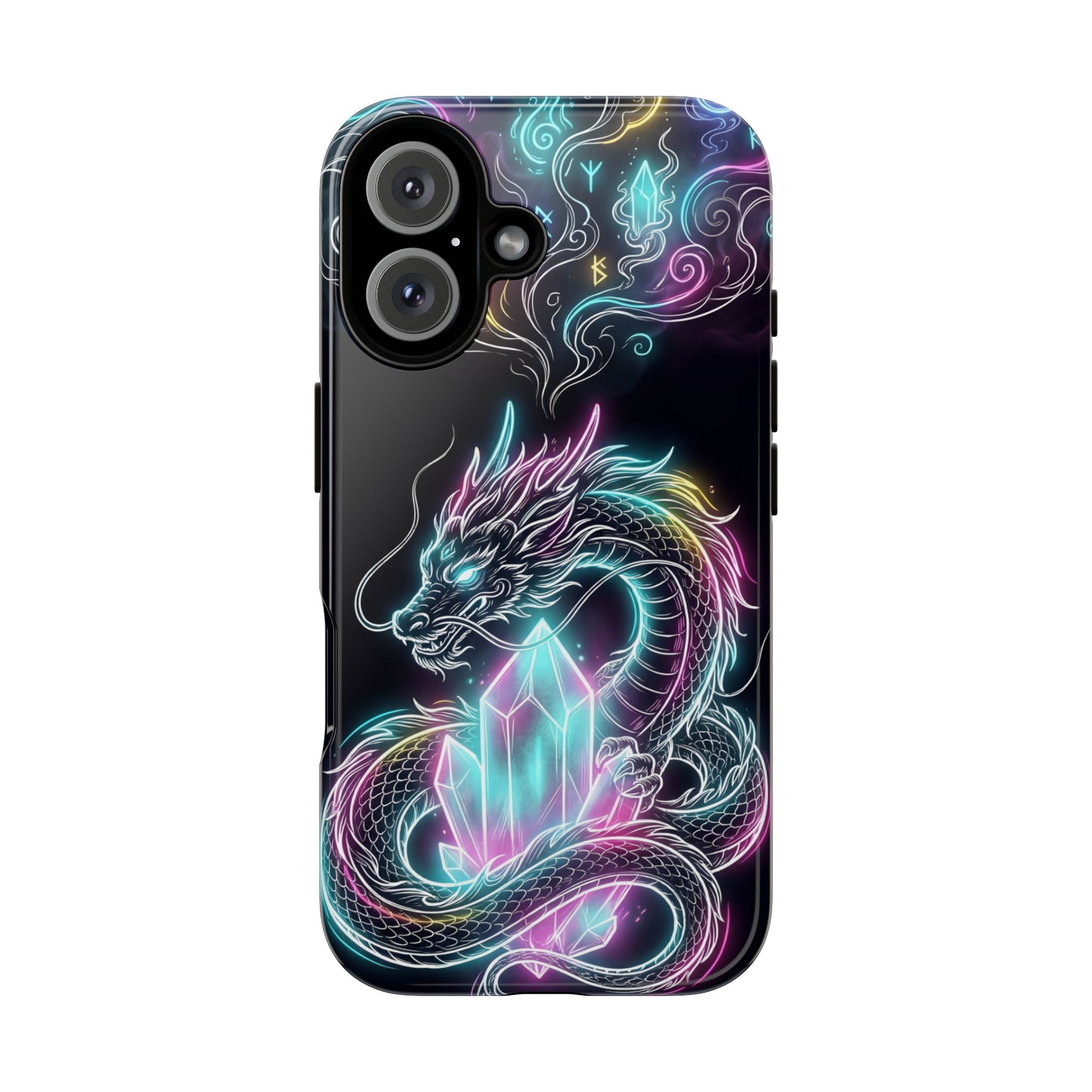 Neon Loong Crystal iPhone Case