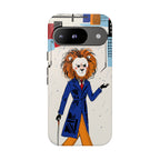 Lion Gentleman Google Pixel Phone Case | Dapper Lion in City Rain