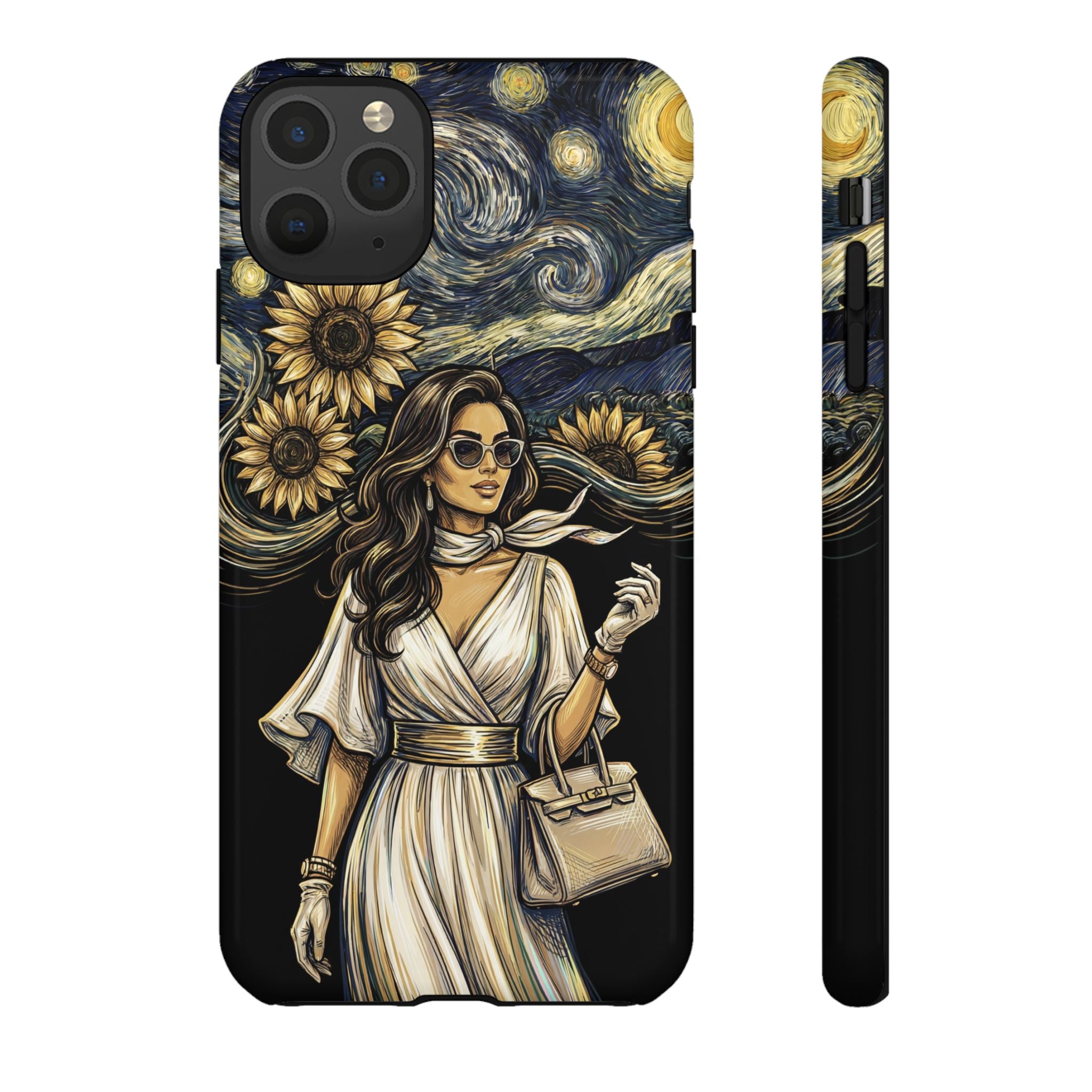 Van Gogh Night Sunflowers iPhone Case | Chic Woman Art