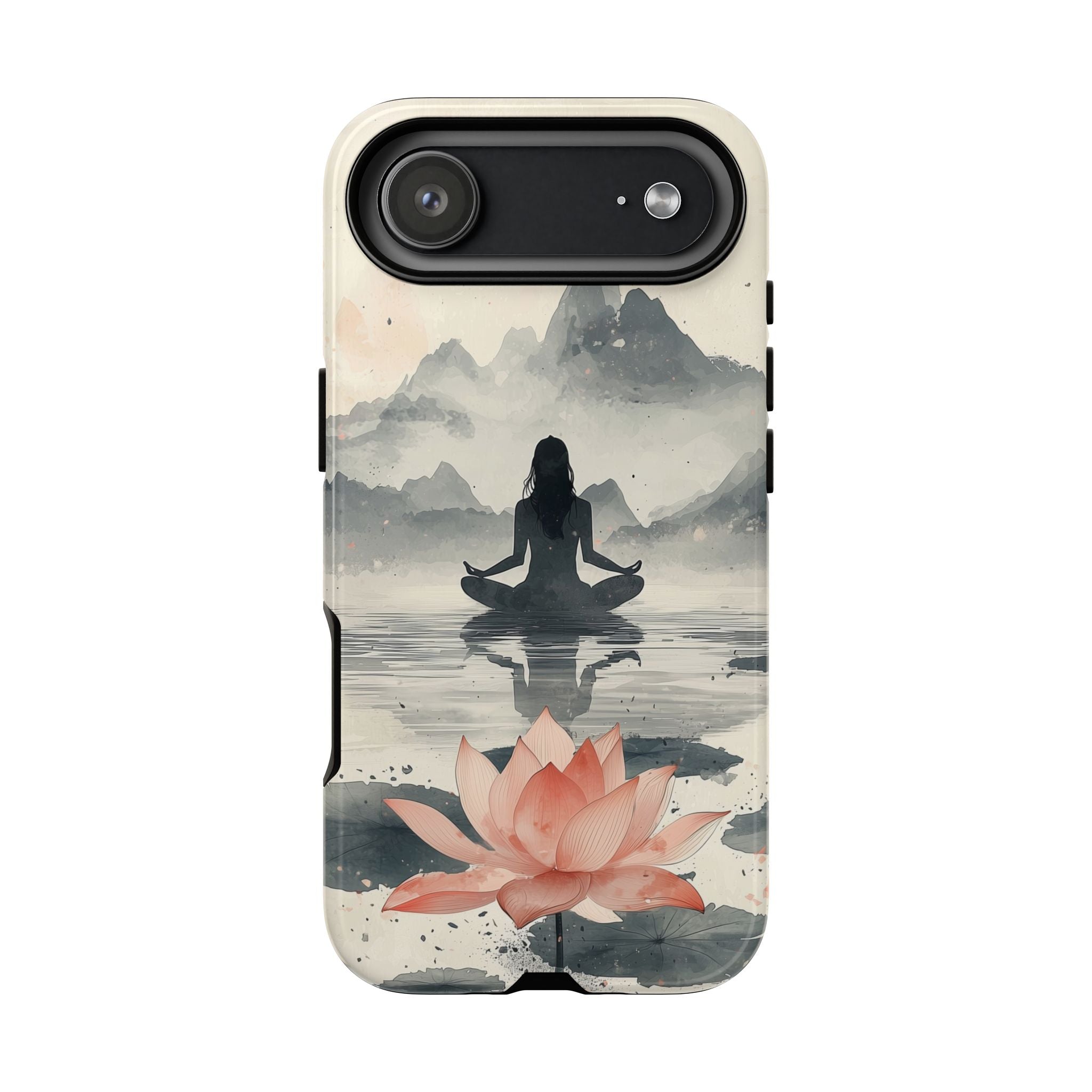 Zen Yoga Meditation Lotus iPhone Case