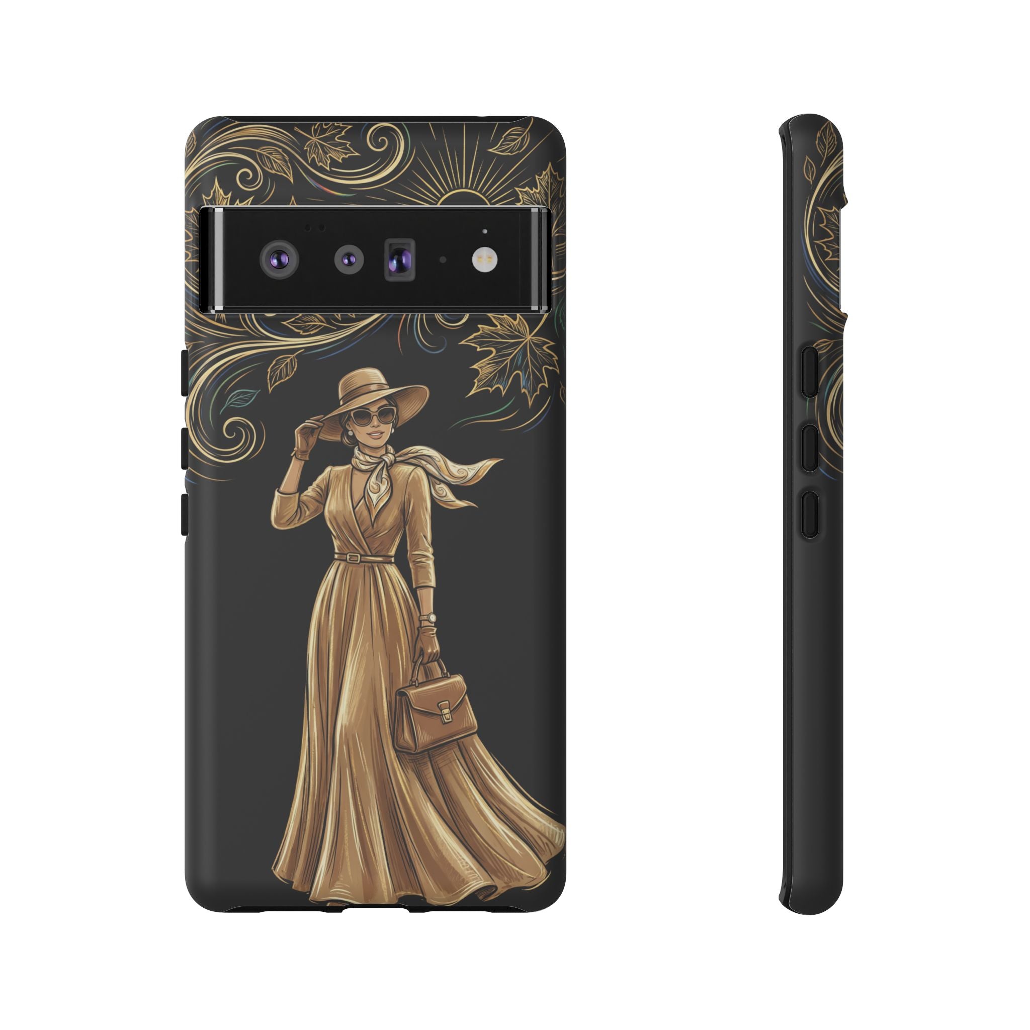Vintage Autumn Lady Google Pixel Phone Case