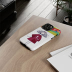 Custodia per iPhone Donna Vino Artistica Colorata