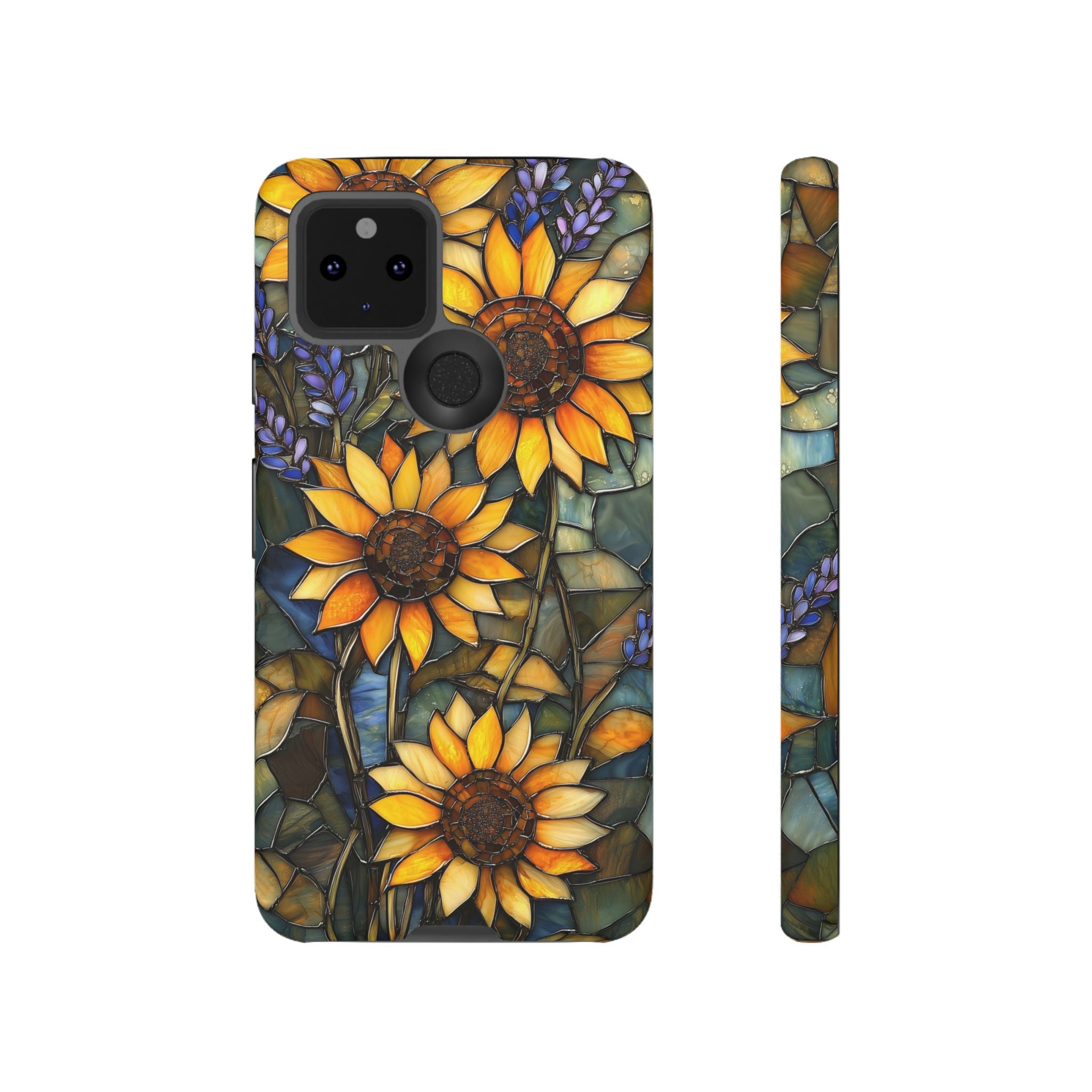 Sunflower Stained Glass Tough Google Pixel Case