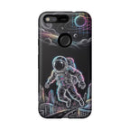 Space Explorer Astronaut Neon Google Pixel Phone Case