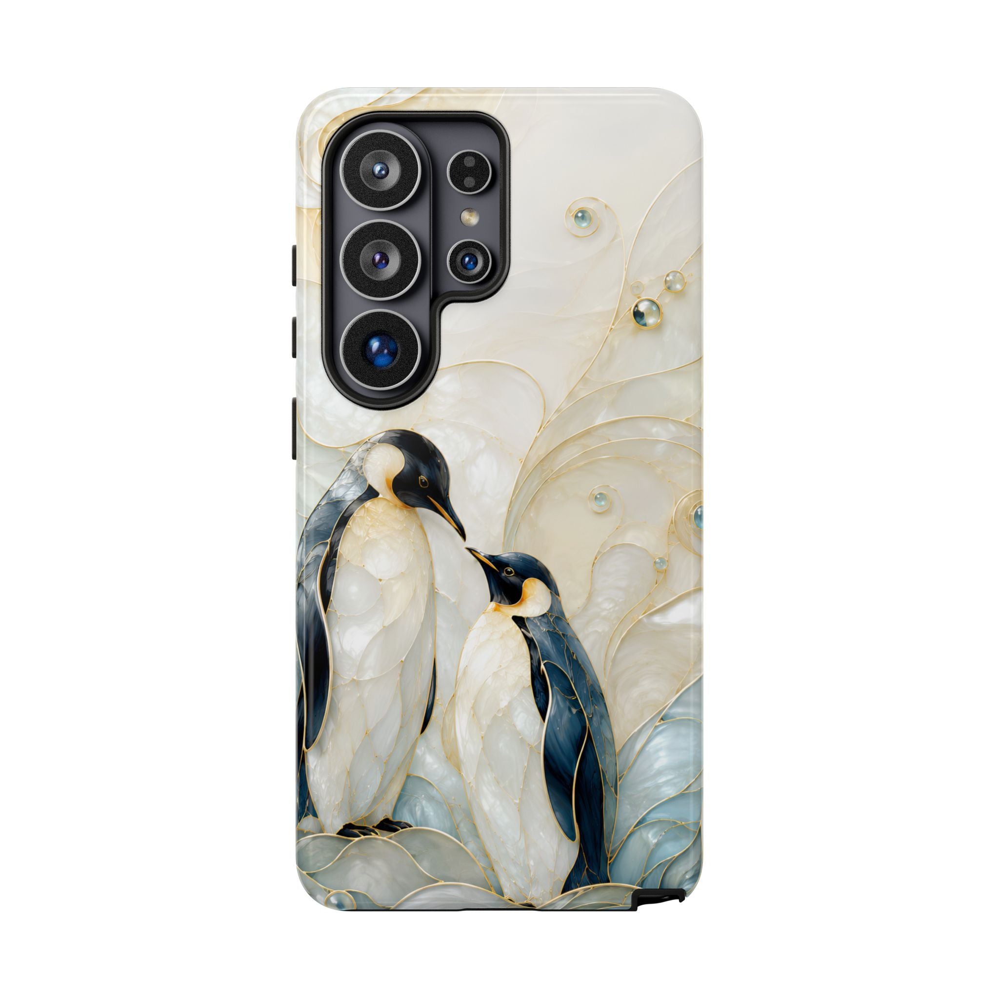 Penguin Samsung Galaxy Phone Case | Cute Penguin Couple Phone Case